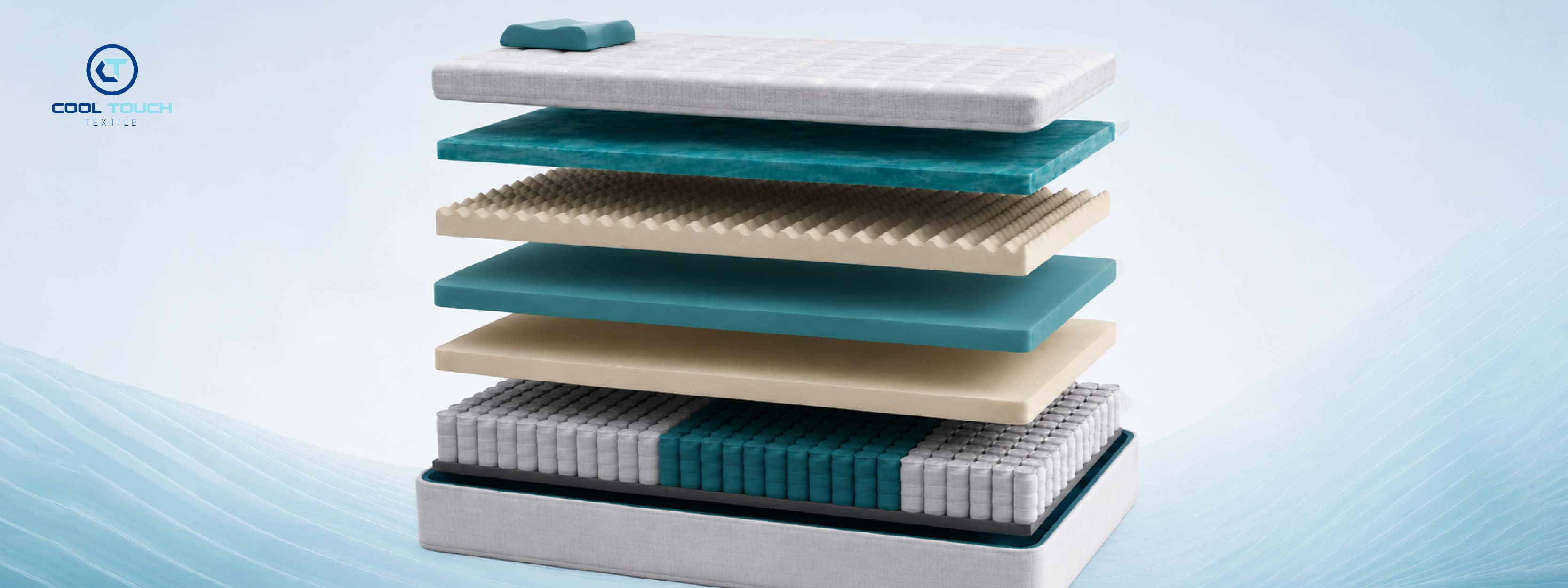 Cooling mattress fabric