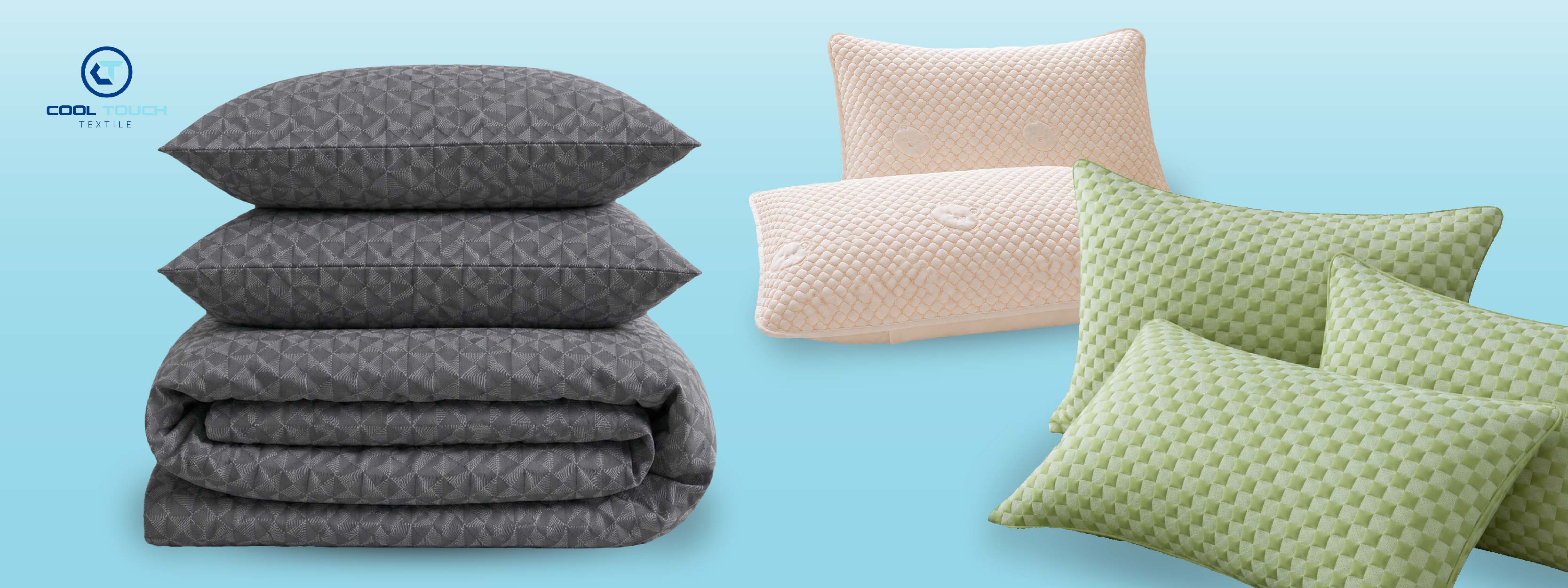 Cooling pillow fabric for pillow manufacturers
