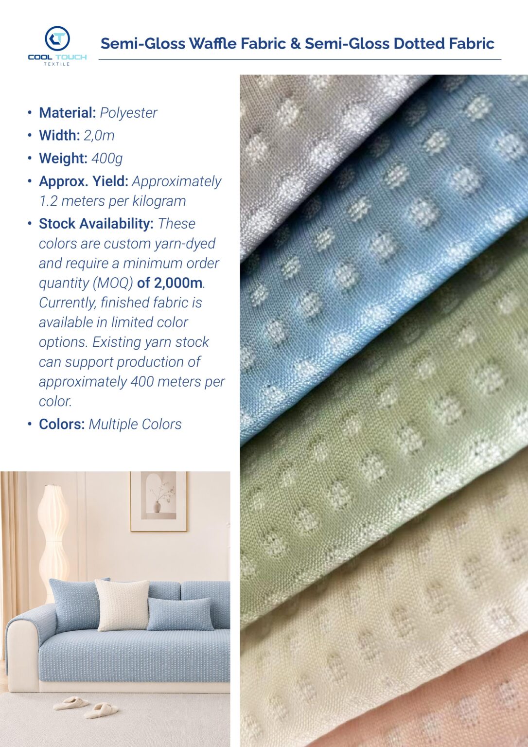 Cool Touch Textile Product Catalogue 2025-2026 - page 9 of 19