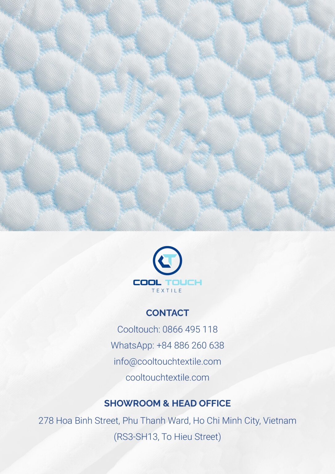 Cool Touch Textile Product Catalogue 2025-2026 - page 19 of 19