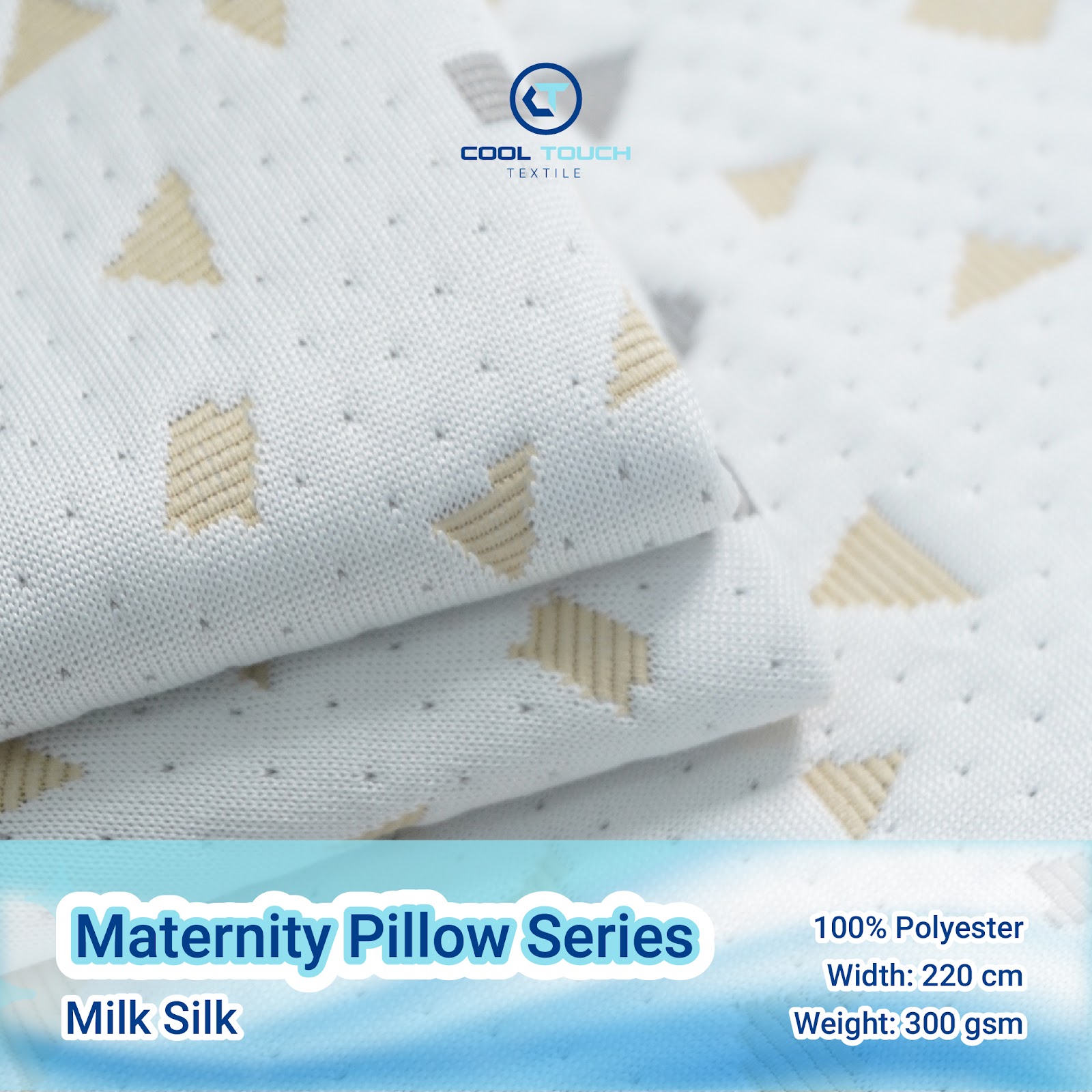 Milk-silk pregnancy pillow fabric — Cooltouch Textile