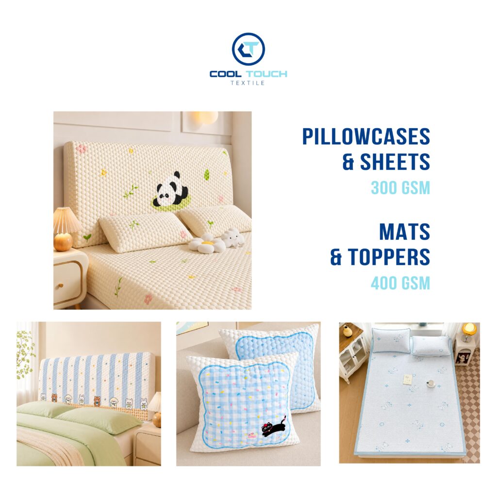 Custom digital print design on BDD cooling base fabric - design sample 05
