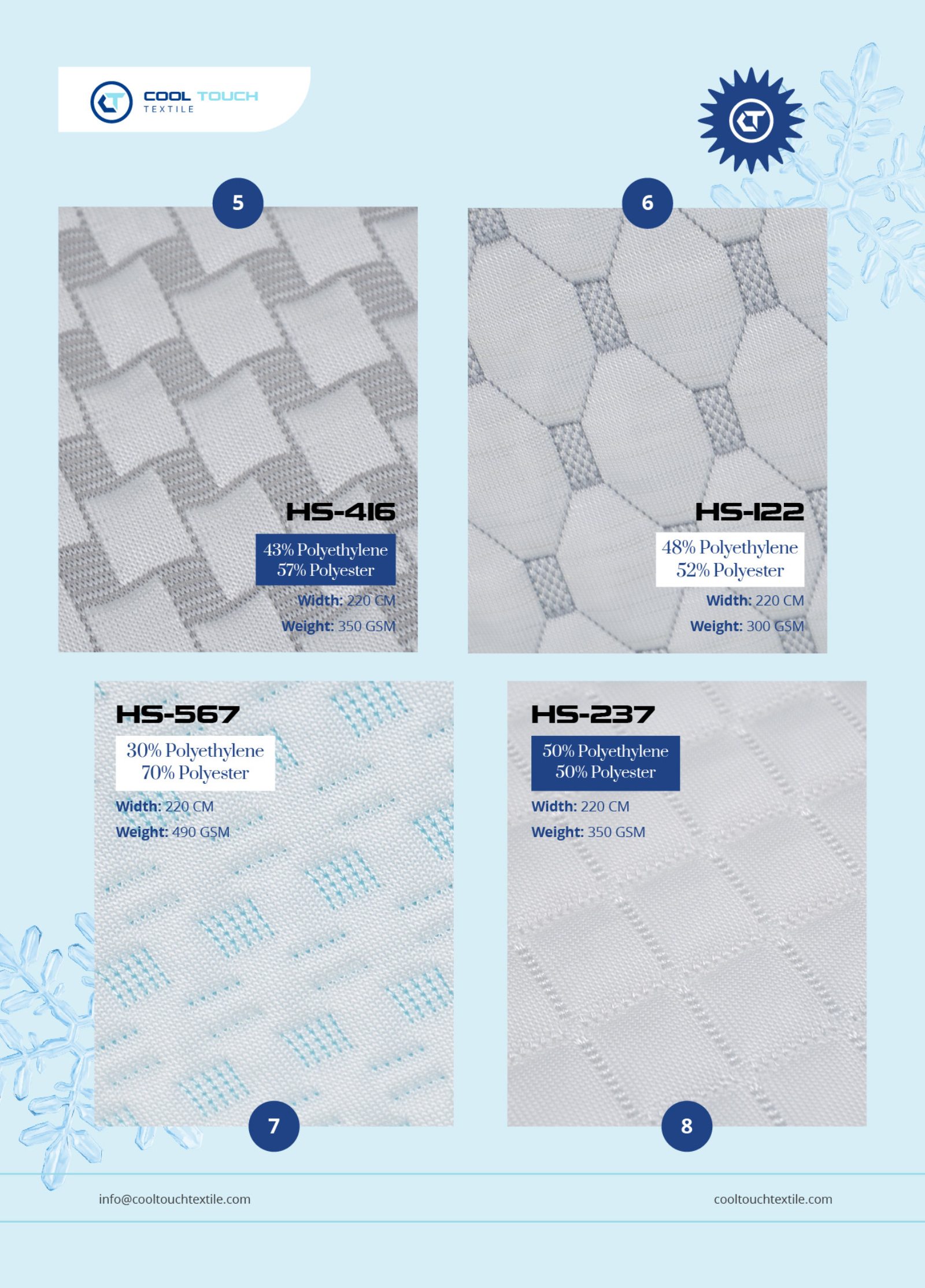 Cool Touch PE Blend · Heavyweight Series catalogue 2025–2026 - page 2 of 5