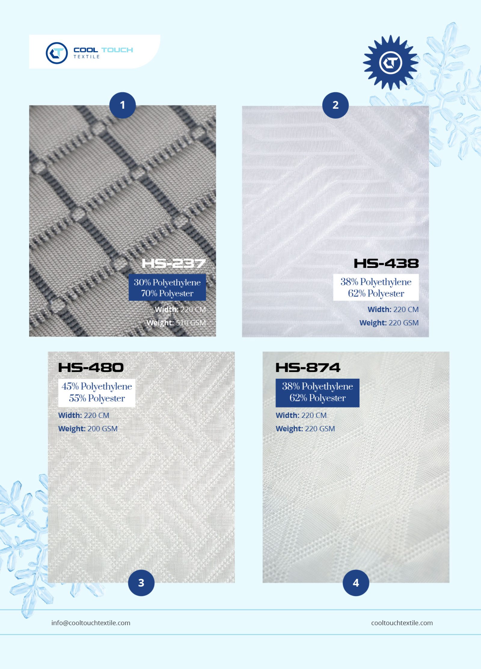 Cool Touch PE Blend · Light–Mid Series catalogue 2025–2026 - page 1 of 6