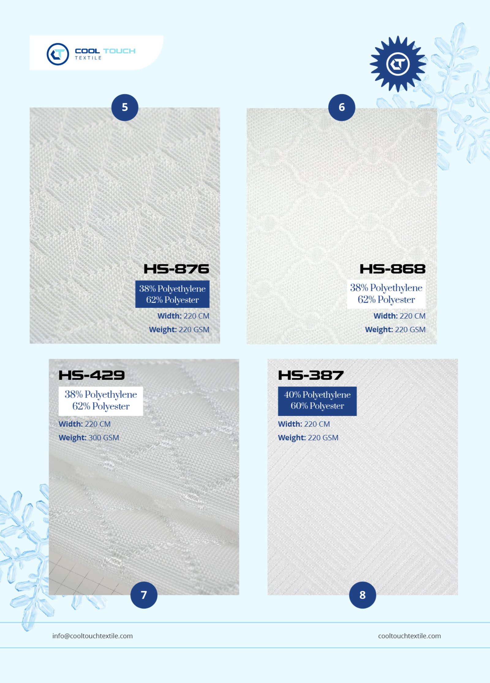 Cool Touch PE Blend · Light–Mid Series catalogue 2025–2026 - page 2 of 6
