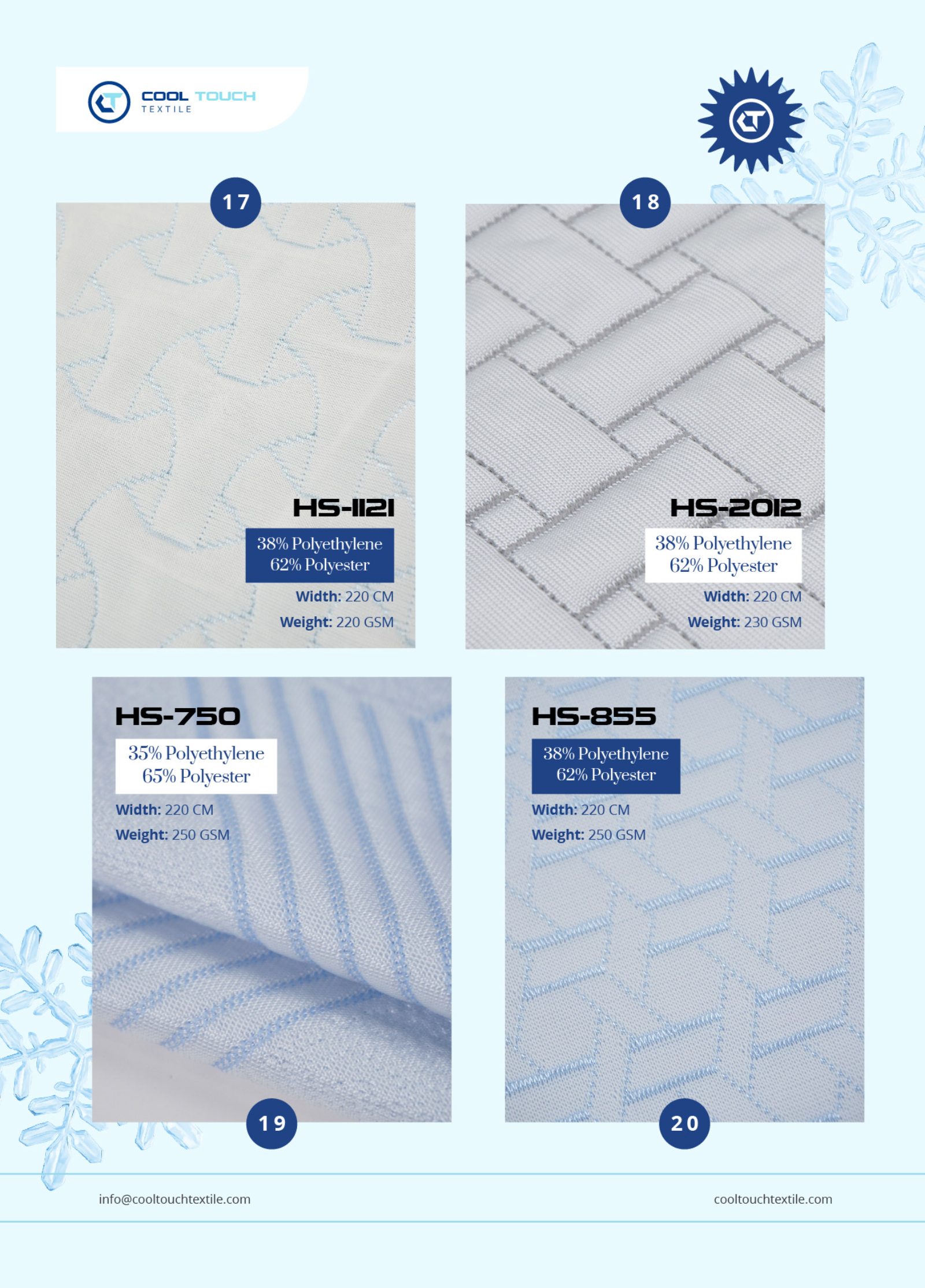Cool Touch PE Blend · Light–Mid Series catalogue 2025–2026 - page 5 of 6