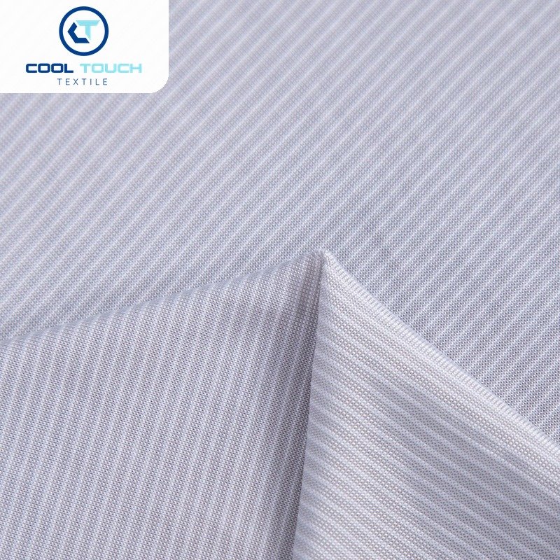 Striped Cooling Jersey — Grey Pinstripe — 2