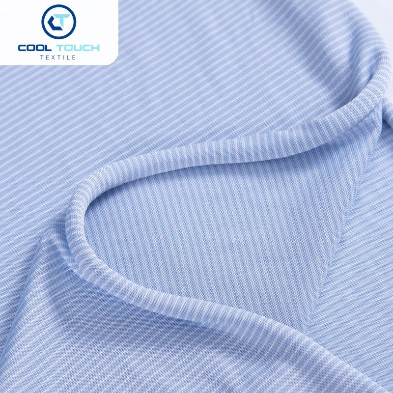 Striped Cooling Jersey — Blue Pinstripe — 4