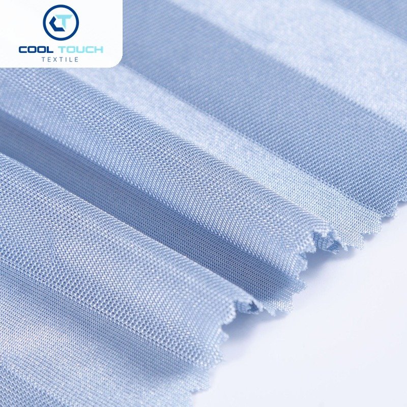 Striped Cooling Jersey — Steel Blue Stripe — 3