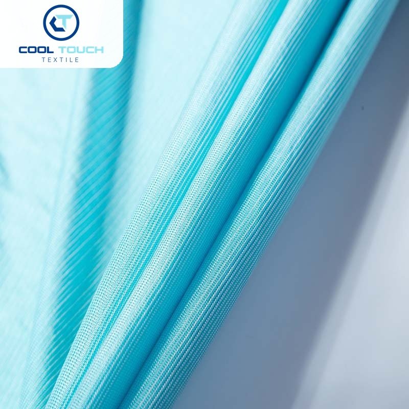 Striped Cooling Jersey — Turquoise Stripe — 3