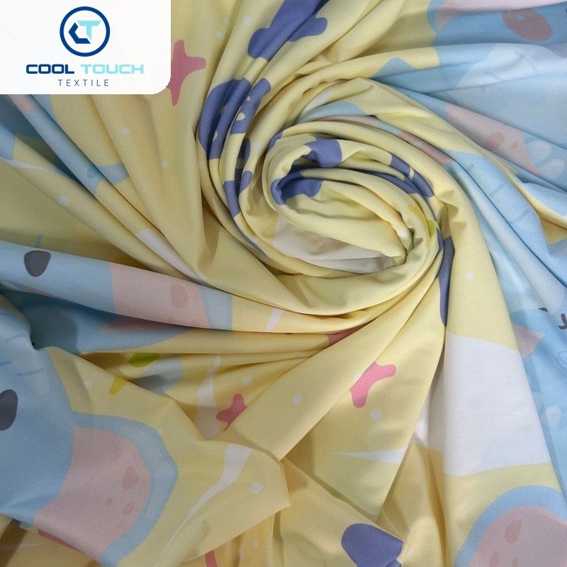 Printed Cooling Jersey — Yellow Elephant Print — 4