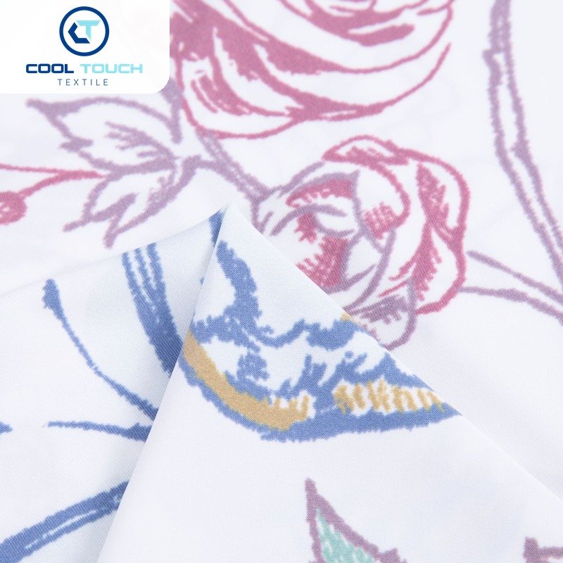 Printed Cooling Jersey — Floral Print — 2