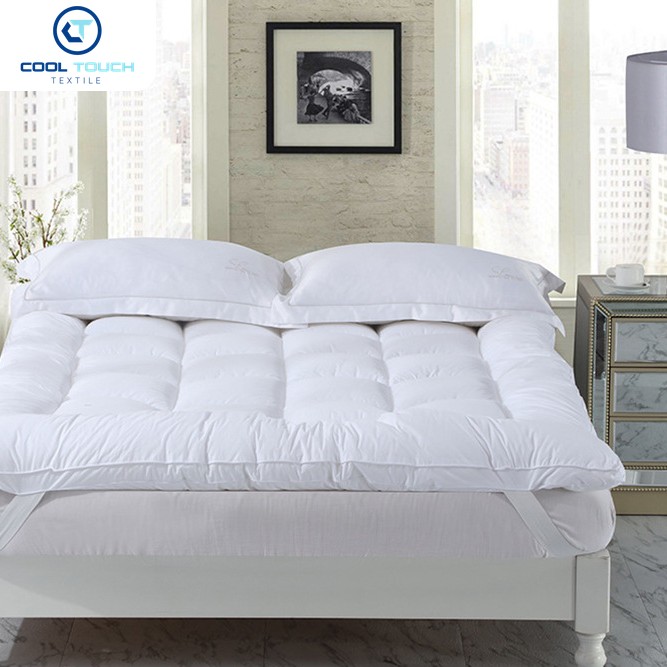 5 cm Fibre Mattress Topper, 1000 g, Cotton Cover — Cool Touch Textile