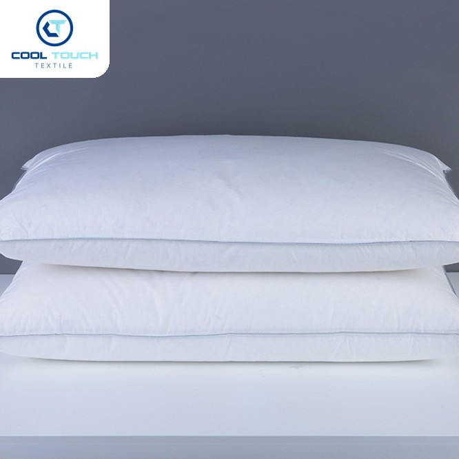 Eco Duck Down Hotel Pillow, 50–60% Down — Cool Touch Textile