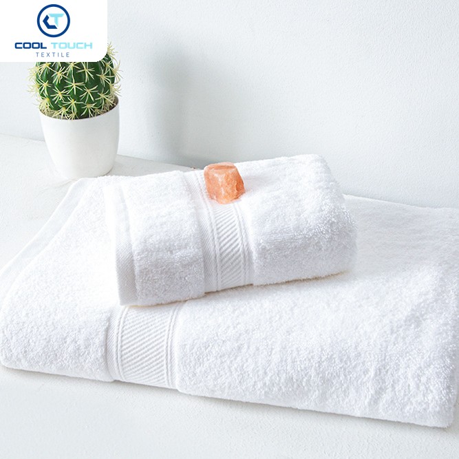 16S Cotton Spiral Towels, Satin Band – Face & Bath — Cool Touch Textile