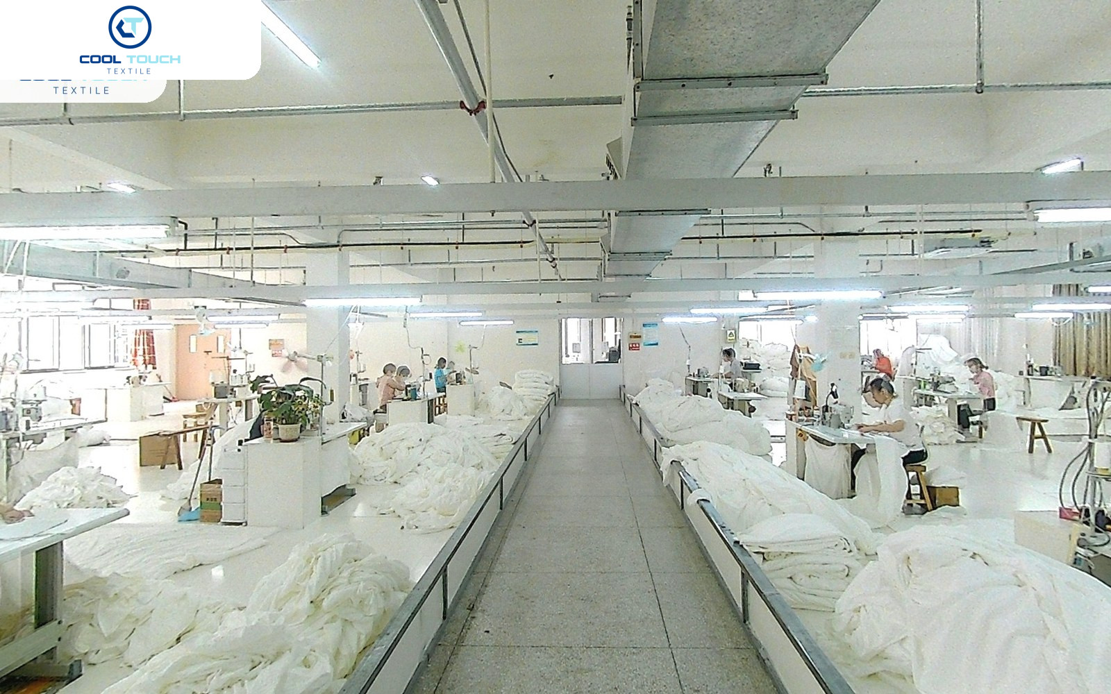 Cool Touch hotel linen production
