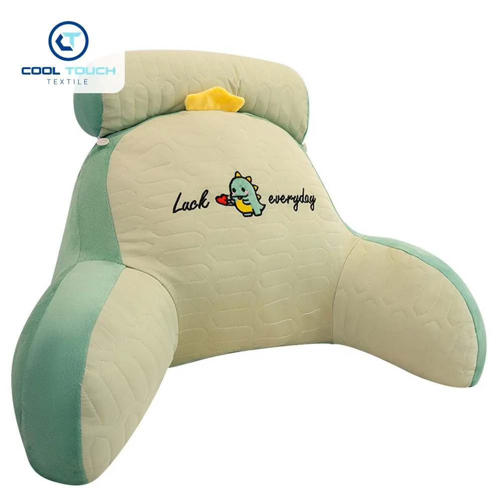 Ice-Silk Latex-Layer Backrest Cushion, Reversible All-Season