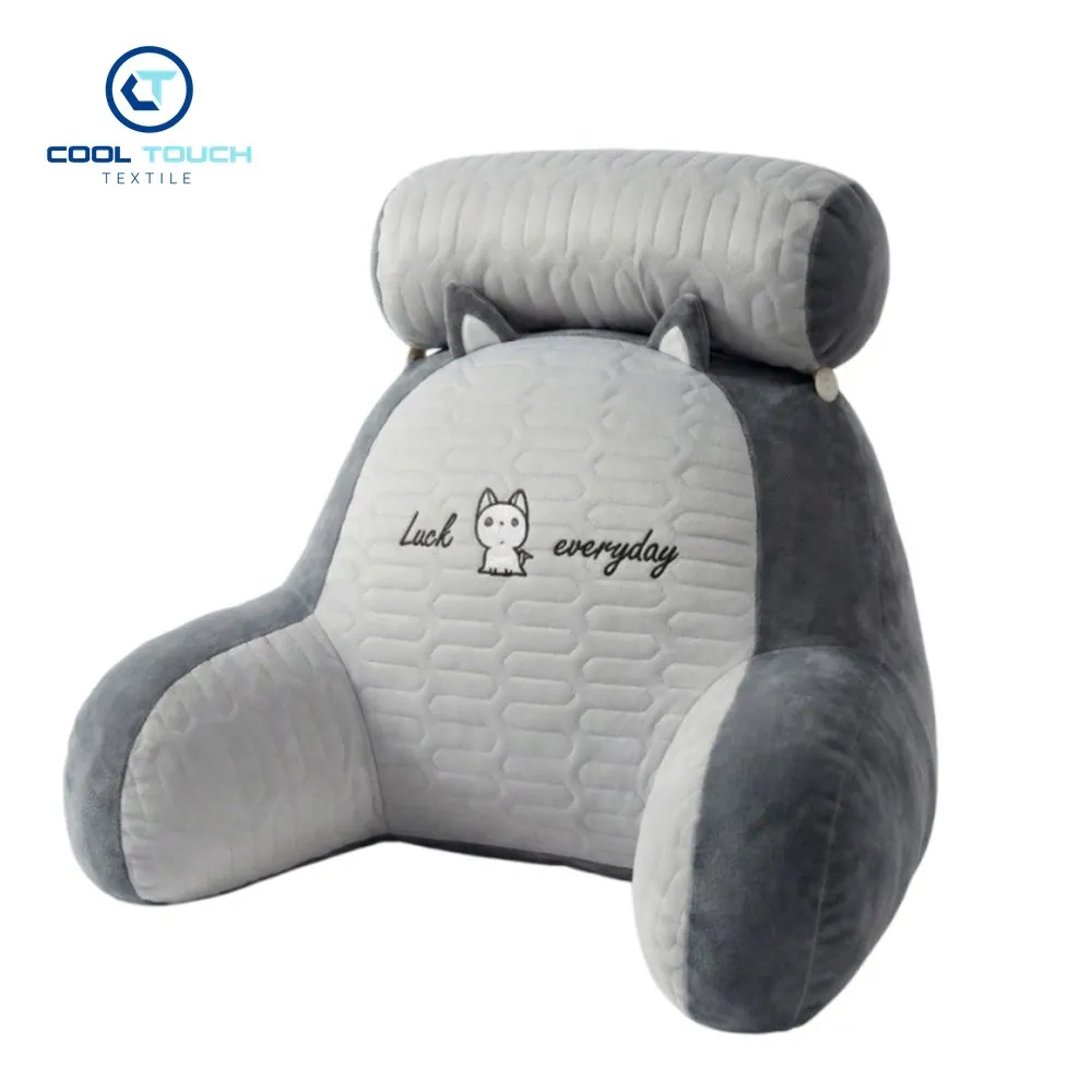 Ice-Silk Latex-Layer Backrest Cushion, Reversible All-Season 6