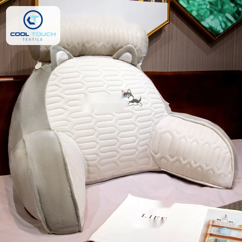 Cartoon Latex Lumbar Backrest Cushion with Headrest 4