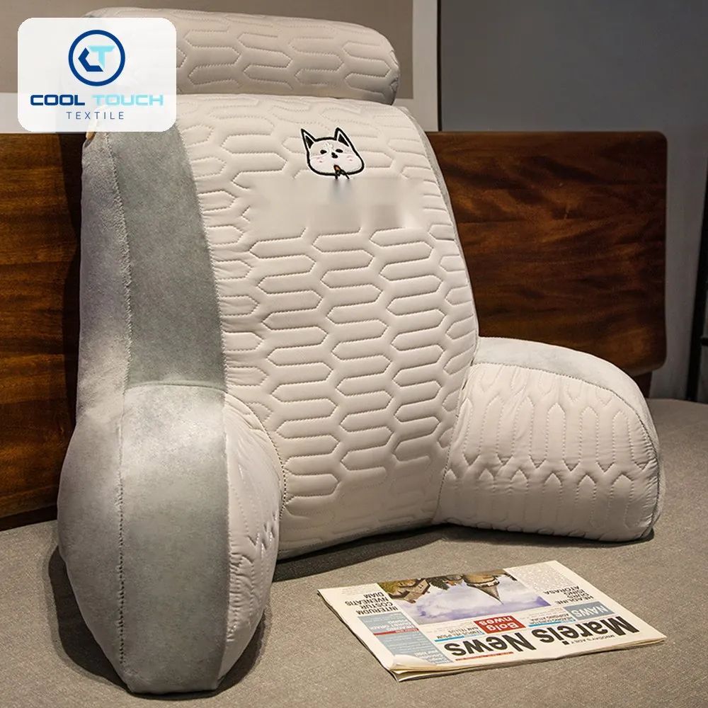 Latex Ice-Silk Lumbar Backrest with Armrests 3
