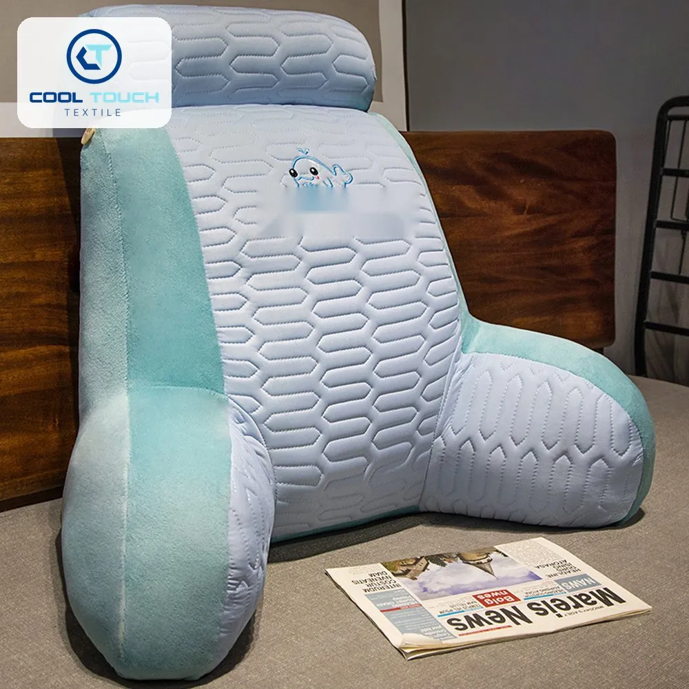 Latex Ice-Silk Lumbar Backrest with Armrests 5