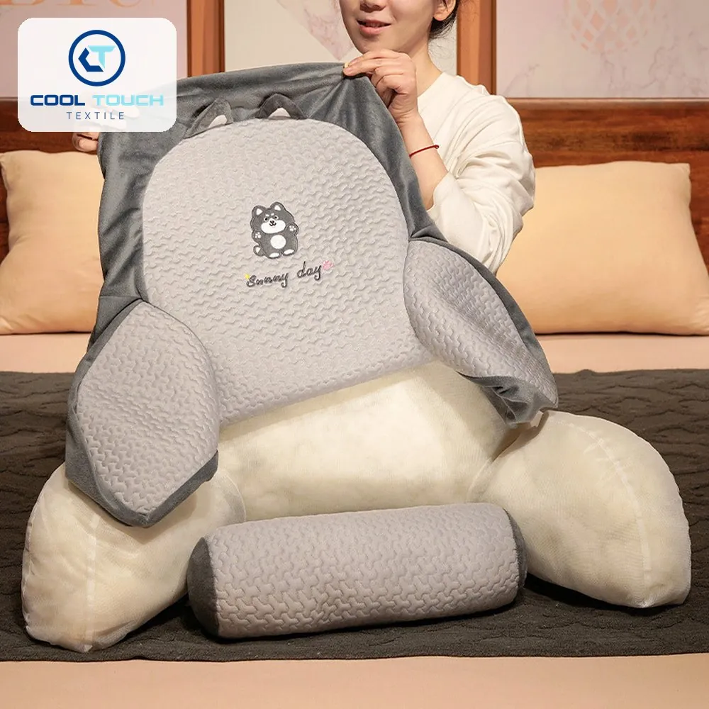 Cartoon Ice-Silk Bed Backrest, 2 Sizes 4