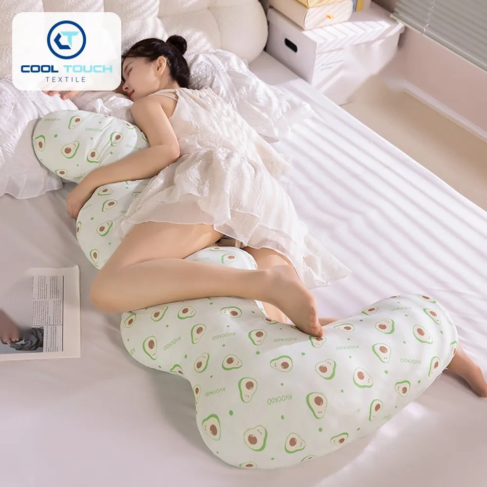 Wave Cooling Body Pillow, Ice-Silk – 3 Sizes 4