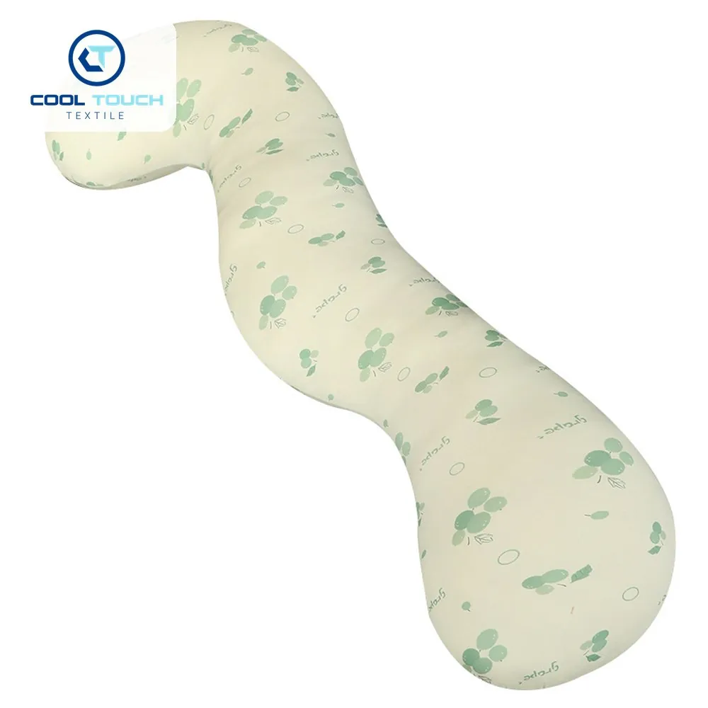 Ice-Silk Leg-Hug Long Pillow, Removable Inner 90–150 cm 1