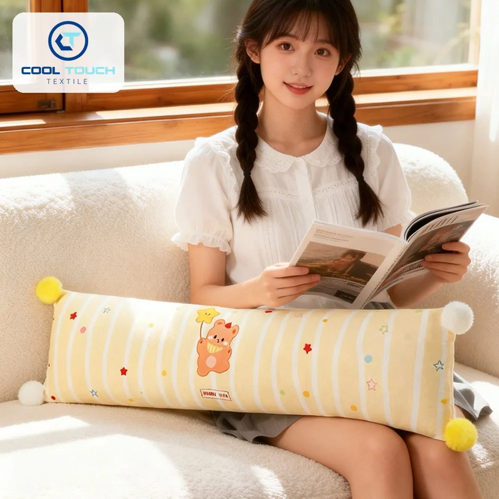 Pastel Ice-Silk Long Leg Pillow 3