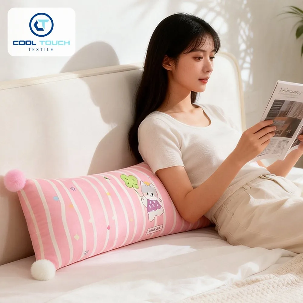 Pastel Ice-Silk Long Leg Pillow 4