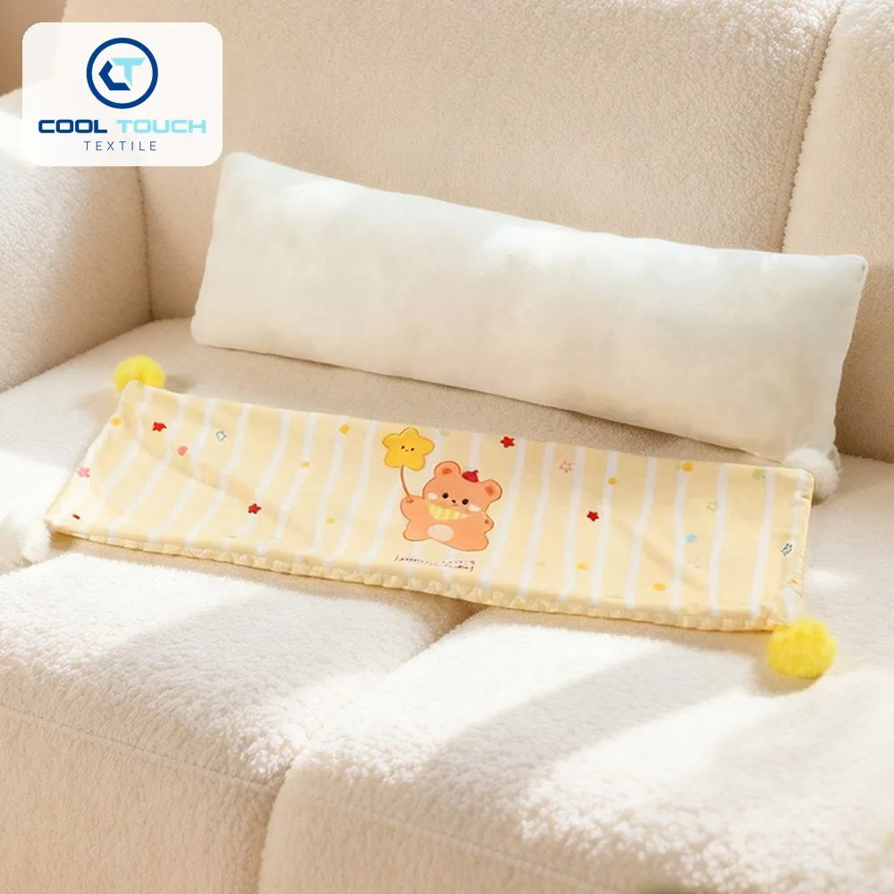 Pastel Ice-Silk Long Leg Pillow 5