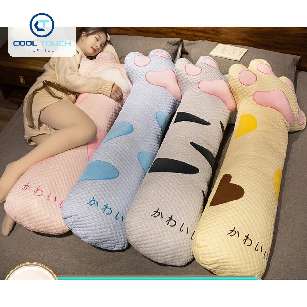 Ice-Bean Cat-Paw Long Pillow 2