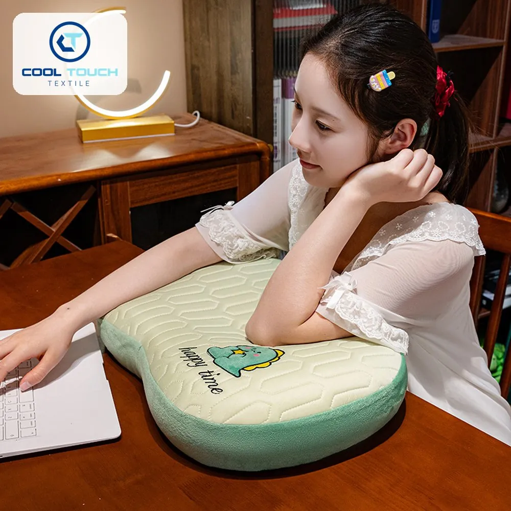 Ice-Silk Memory-Foam "Cat-Belly" Pillow, 2 Sizes 4