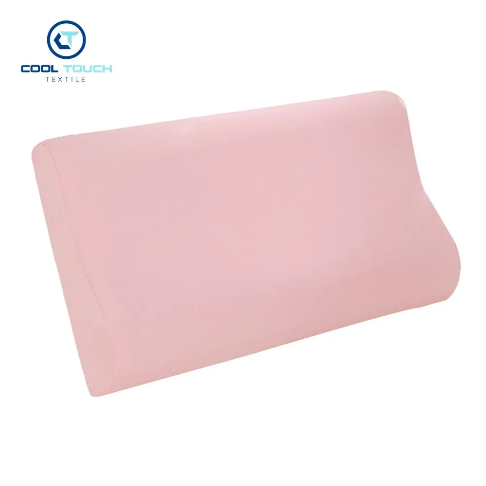 Contour Wave Memory-Foam Pillow, Ice-Silk Cover 50×30 cm 1