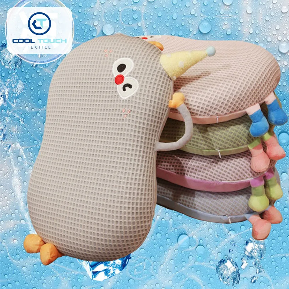 Waffle Ice-Silk Memory Pillow, Reversible Cool/Plush 2