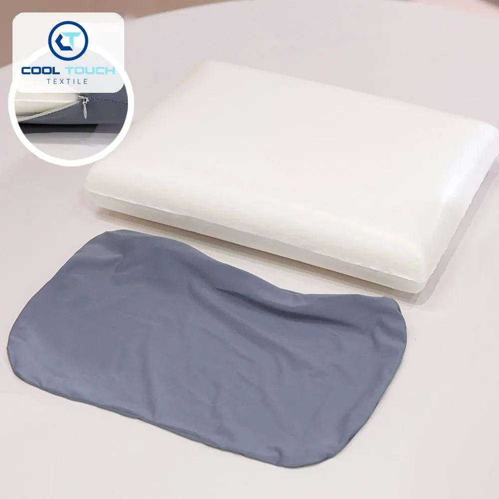 Ice-Silk Memory-Foam Nap Pillow 25×35 cm 2