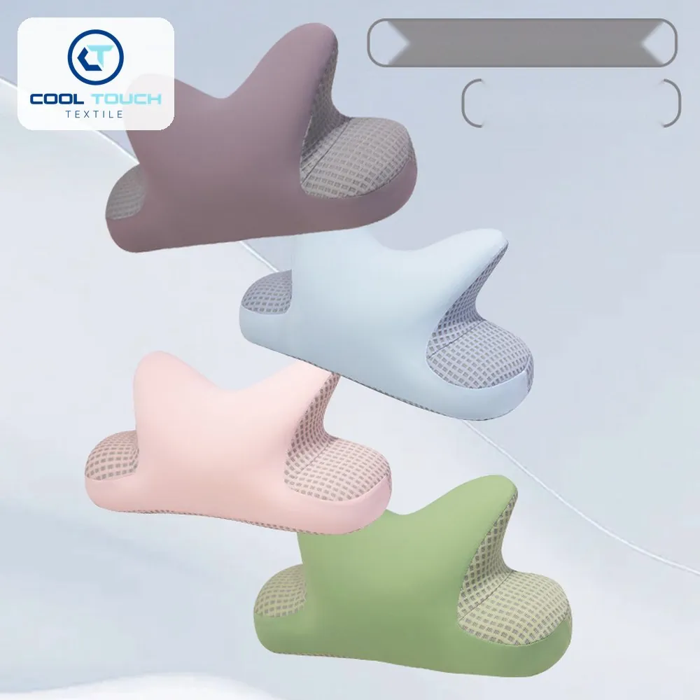 Wrap-Around Ice-Silk Memory Nap Pillow 45×20 cm 2
