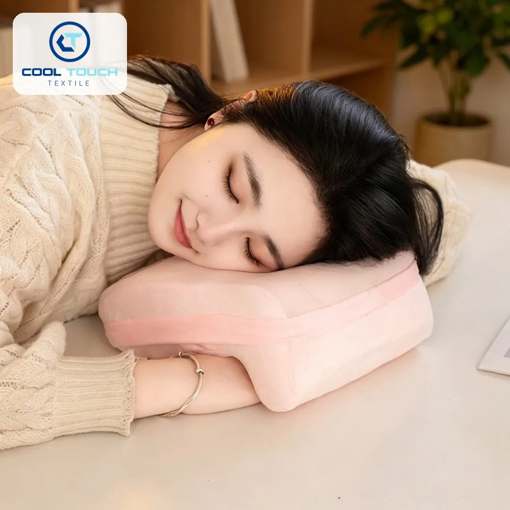 Ice-Silk Memory-Foam Face-Down Nap Pillow 23×30 cm 3