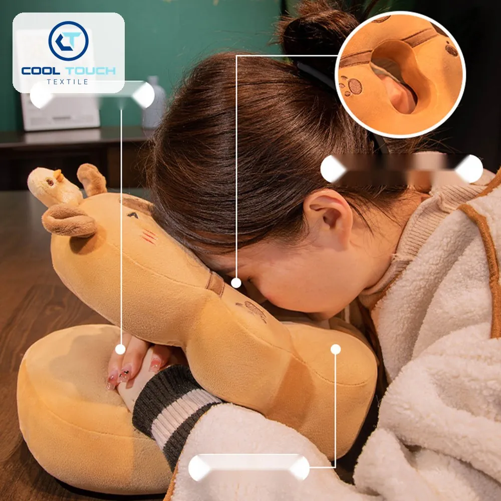 Character Desk Nap Pillow, Cool Back Panel – 20+ Designs 4