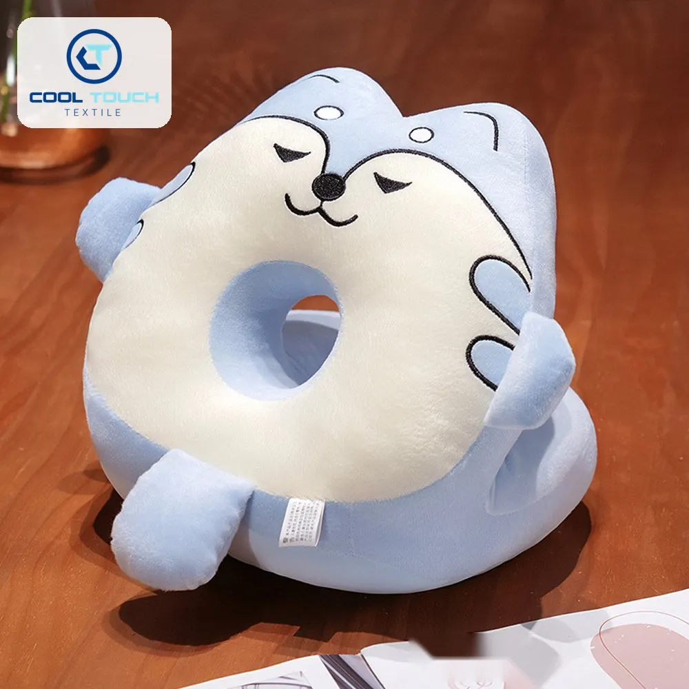 Cat Nap Pillow, Crystal Velvet + Ice-Silk 4