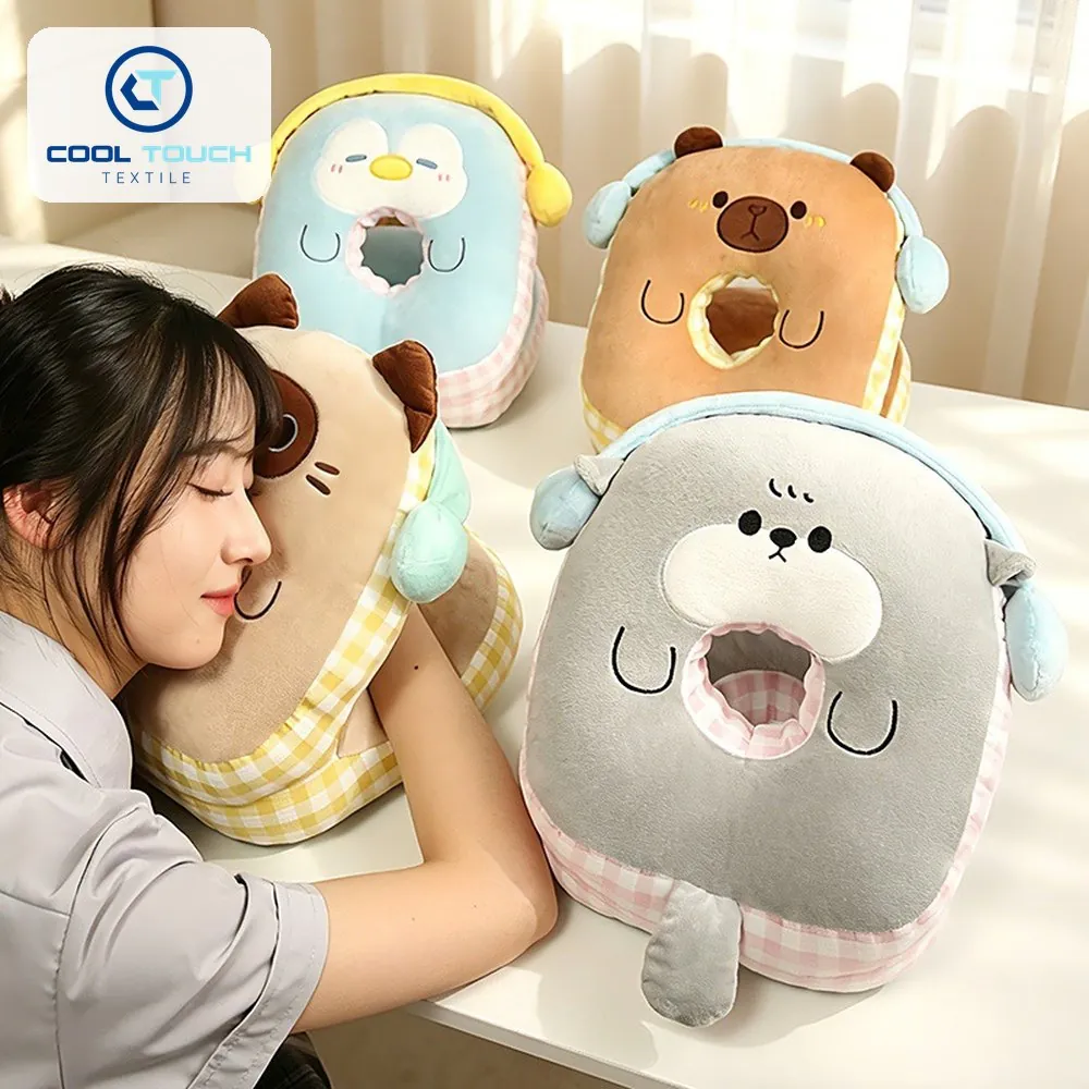 Headphone Animal Nap Pillow, Two-Sided Warm/Cool 3