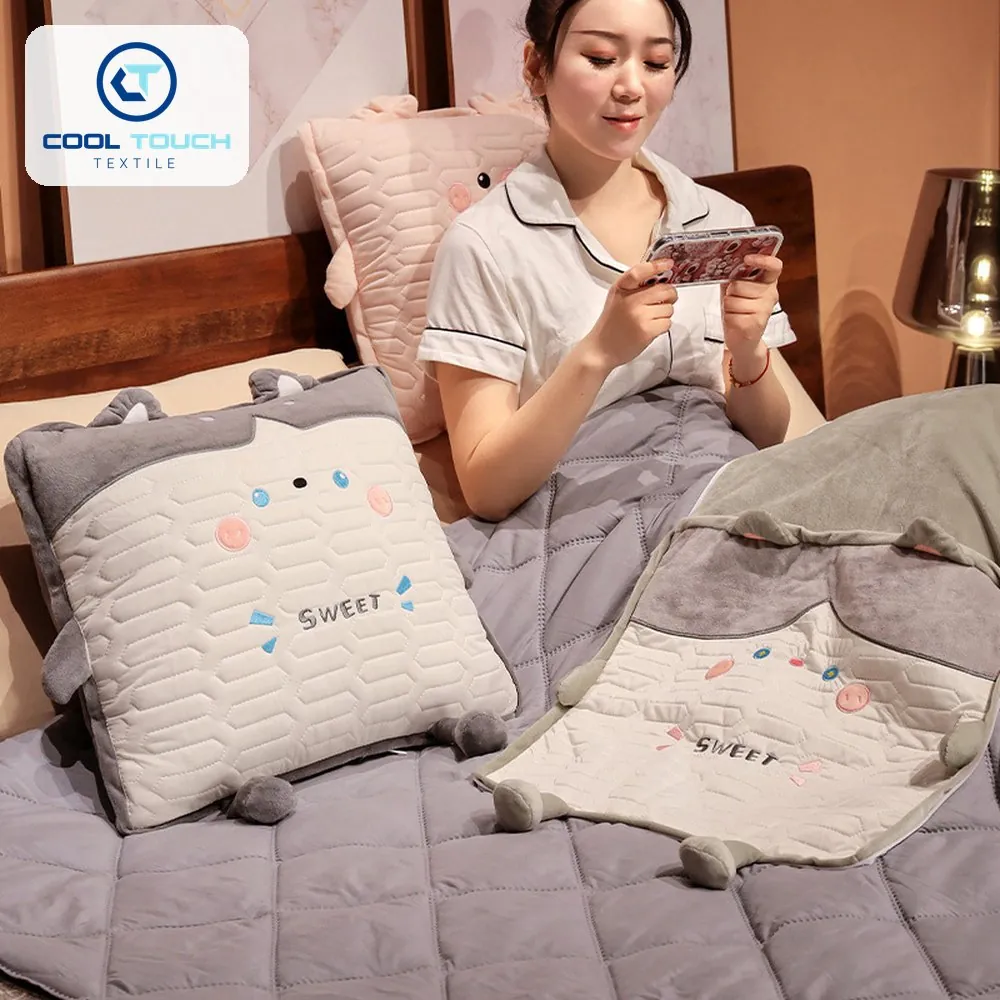 2-in-1 Ice-Silk Pillow Blanket (Cushion + Quilt) 3