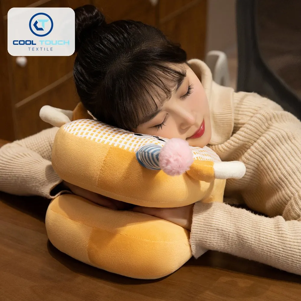 Big-Eye Waffle Ice-Silk Nap Pillow 2