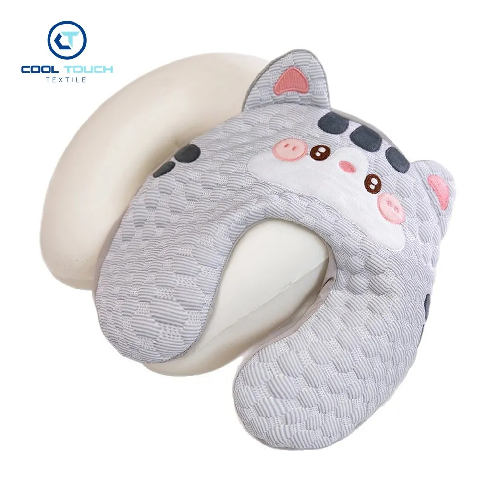 Ice-Bean Memory-Foam Nap Pillow 1
