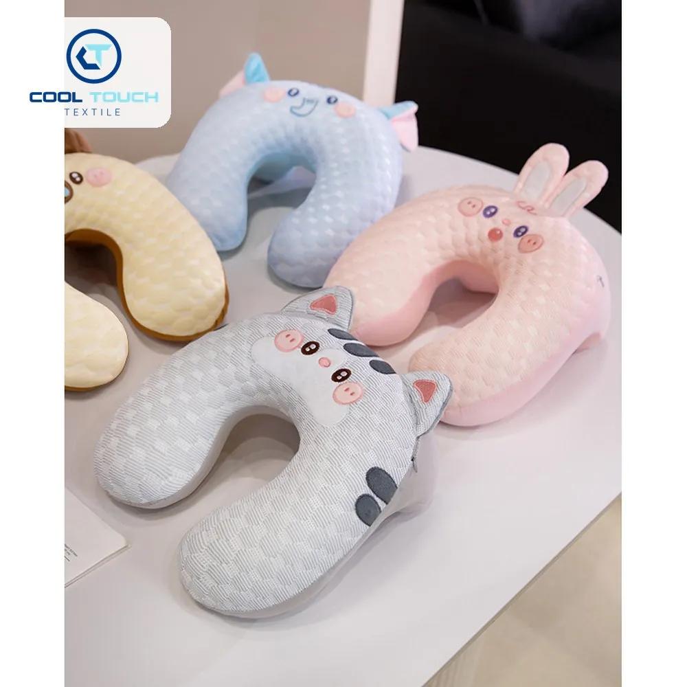 Ice-Bean Memory-Foam Nap Pillow 2