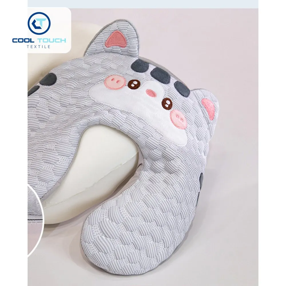 Ice-Bean Memory-Foam Nap Pillow 5