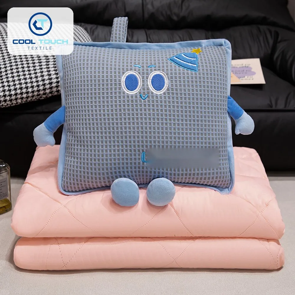Waffle Ice-Bean Emoji Pillow-Blanket 6