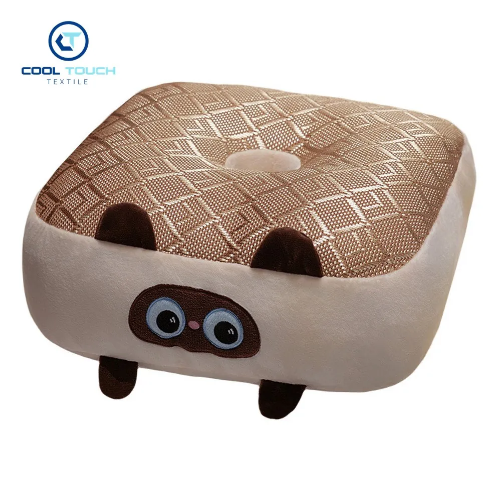 Rattan Summer-Mat Floor Pouf Cushion 1