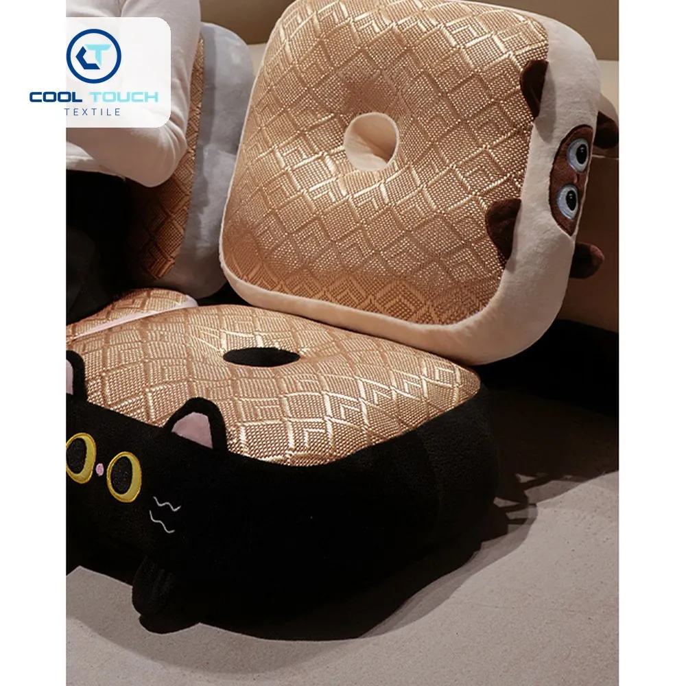 Rattan Summer-Mat Floor Pouf Cushion 2