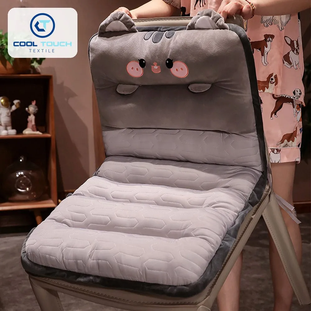 Latex Ice-Silk One-Piece Seat & Back Cushion 4